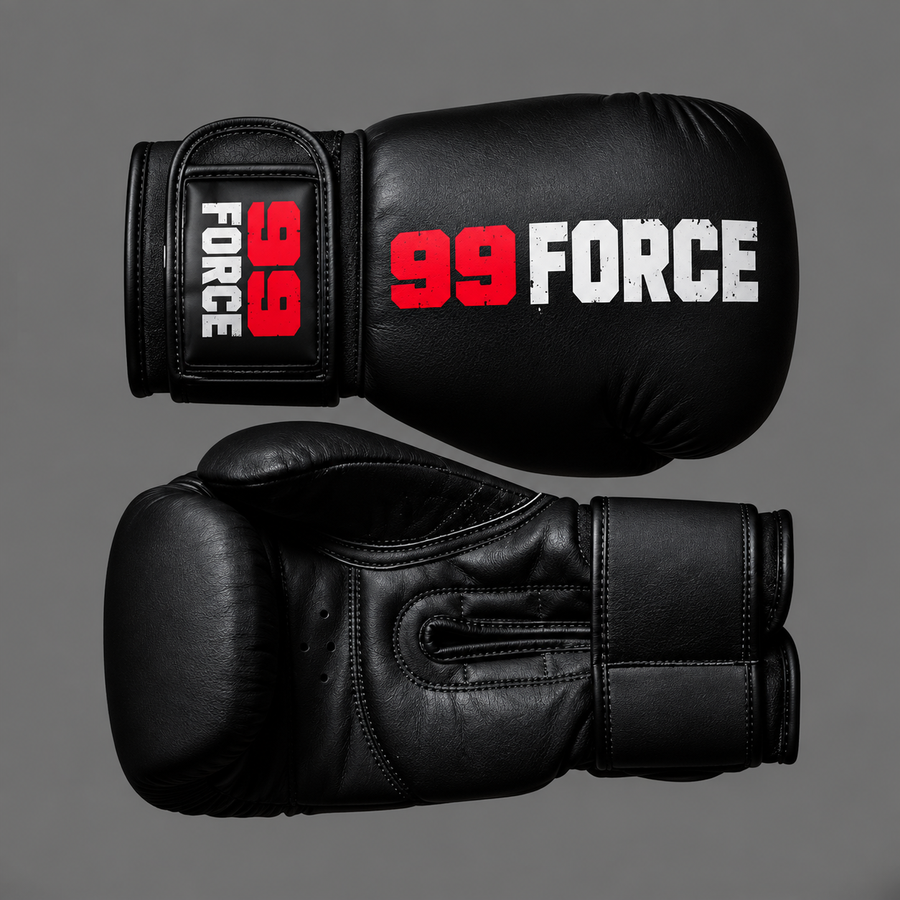 99 Matt Boxing Gloves - Black