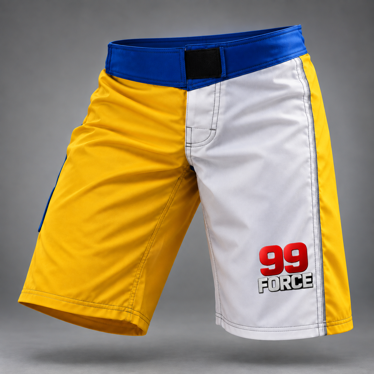 99Force Mma Shorts-White