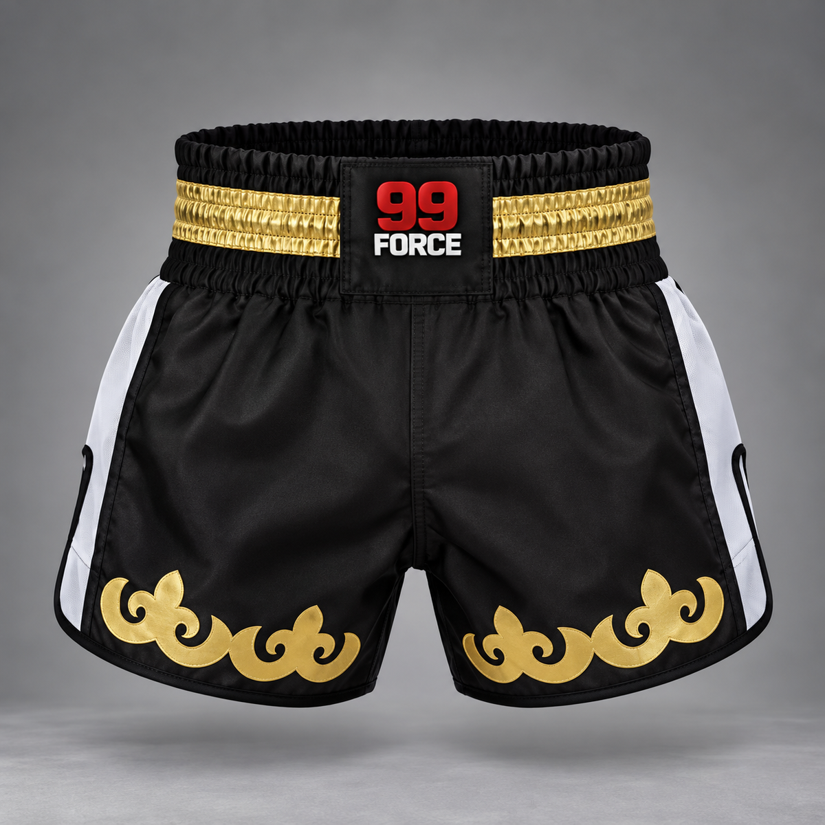 99Force Thai Shorts-Black&Yellow