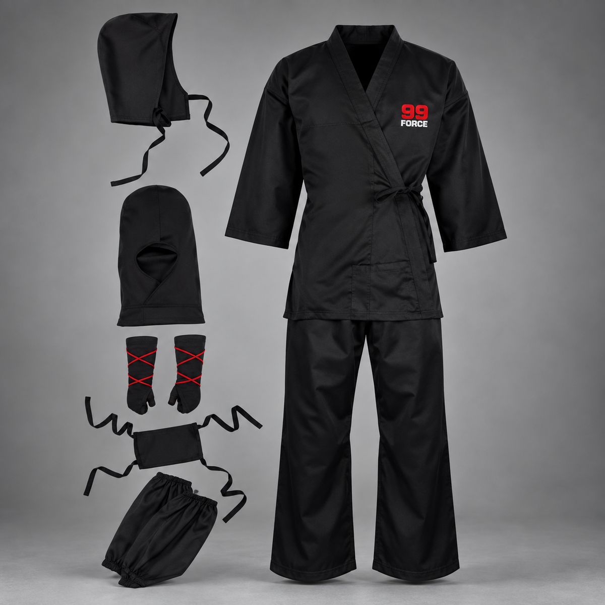 99Force ninja Uniform-Black
