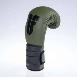 Fighter Sparring Boxing Gloves - khaki/black, FBG-002KB