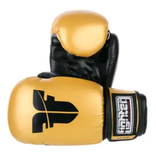 Fighter PU Basic Fighter Gloves - gold/black, 1376APUGL